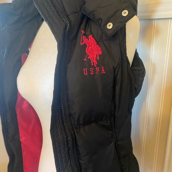 US Polo Assn Vest w faux fur - Picture 3 of 4